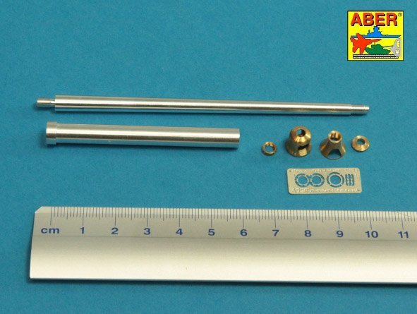 Aber 35L-247 Barrel for German 8,8cm Kw.K 43/3 L/71 (one part) gun used on Tiger B Porsche turret-early 1/35 – image 2