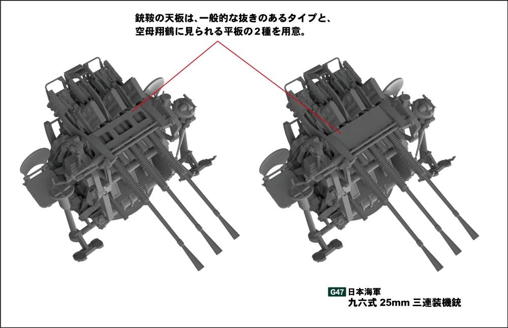 Pit-Road G47 IJN Type 96 25mm Triple AA Gun 1/35 – image 5