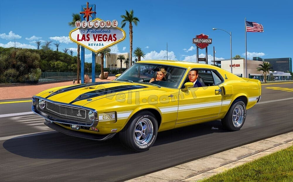 Revell 07729 Shelby Mustang GT500 &amp;#39;70 1/25 – image 4