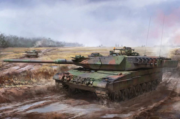 Border Model BT-002 Leopard 2A5/A6 Early &amp;amp; 2A5/2A6 Late 3 in 1 1/35 – imagen 2