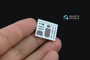 Quinta Studio QD+72152 AH-64D early 3D-Printed colored Interior on decal paper (Academy)(with 3D-printed resin part) 1/72 – Bild 7
