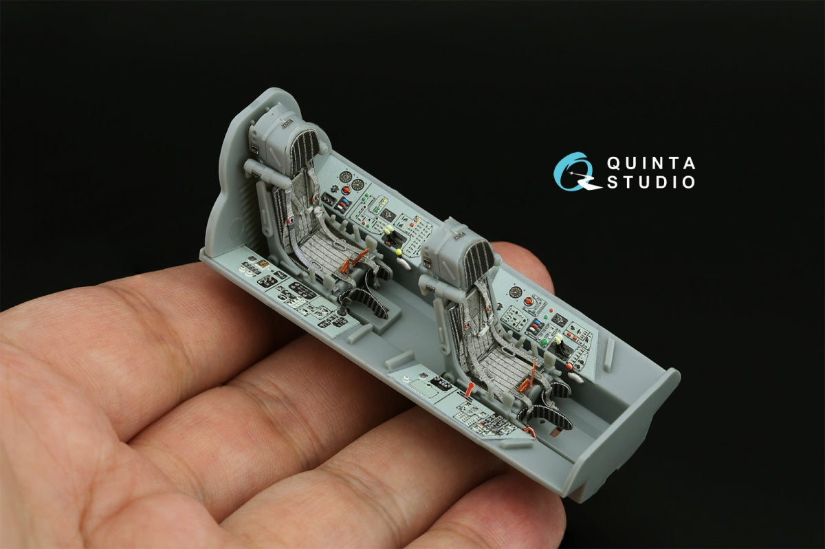 Quinta Studio QD48573 MiG-31M 3D-Printed &amp;amp; colored Interior on decal paper (Hobby Boss) 1/48 – imagen 5