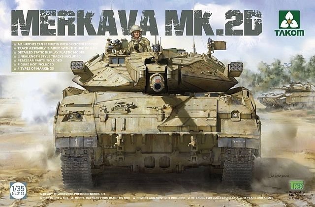 Takom 2133 Merkava 2D Israel Defense Forces Main Battle Tank 1/35