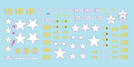Star Decals 72-A1142 Korean War 1950-53 #3. USMC Tanks. Patton. 1/72 – image 3