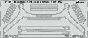 Eduard 481121 F-4G reinforcement straps &amp;amp; formation lights MENG 1/48