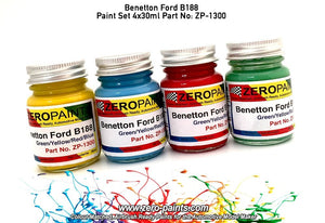 Zero Paints ZP-1300 Benetton Ford B188 Paint 4x30ml