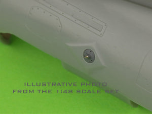 Master AM-72-156 F/A-18E/F Super Hornet &amp;amp; EA-18G Growler - Angle Of Attack probes - EARLY type 1/72 – Bild 4