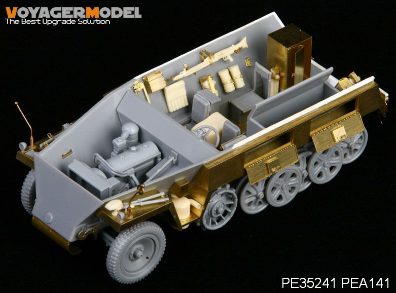 Voyager Model PEA141 WWII German Sd.Kfz.250 NEU Stowage Bins &amp; Fenders (For DRAGON Kit) 1/35