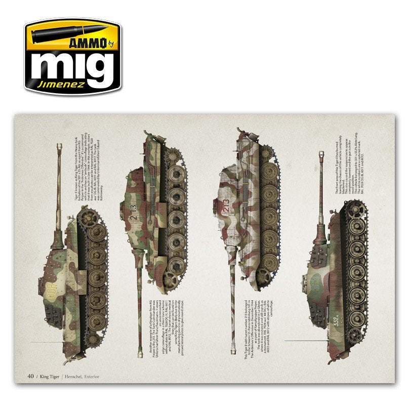 AMMO of Mig Jimenez 6022 KING TIGER - VISUAL MODELERS GUIDE (English) – obrázek 5