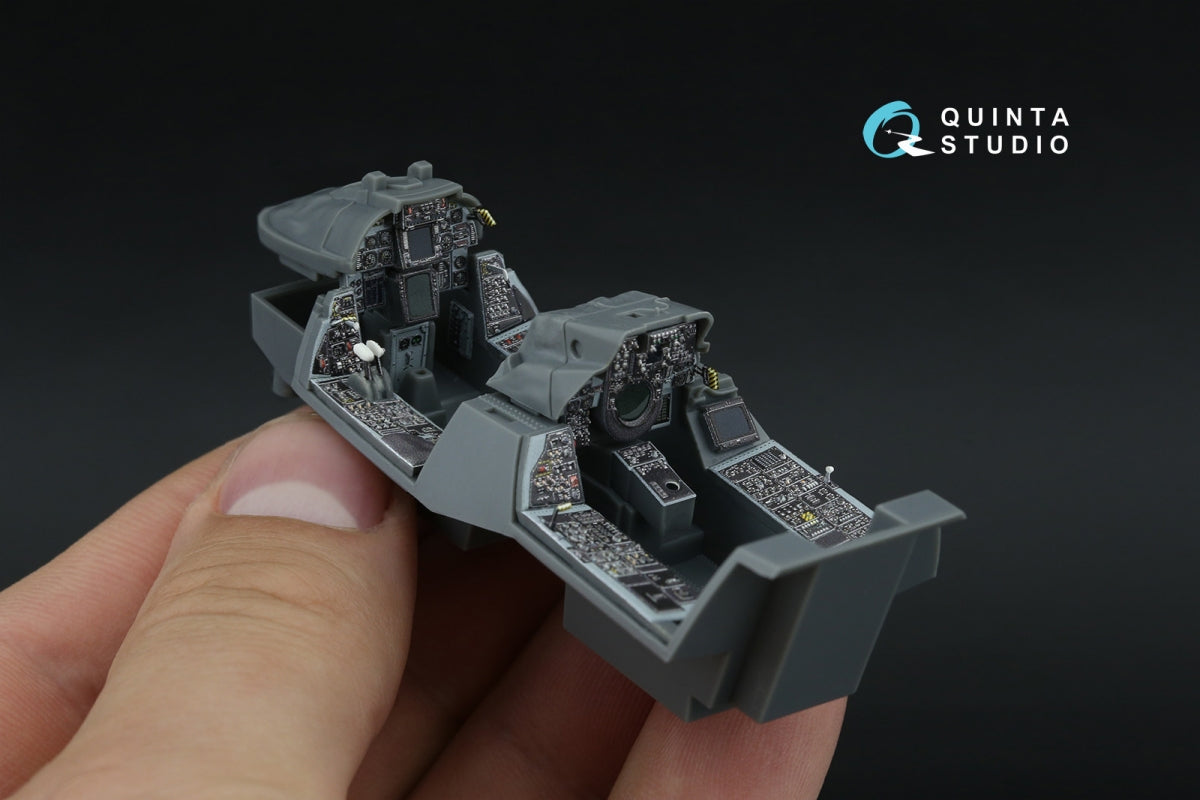 Quinta Studio QDS-48592 F-14A Tomcat 3D-Printed &amp;amp; colored Interior on decal paper (GWH) (Small version) 1/48 – immagine 10