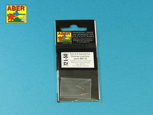 Aber 72L-50 Set of 2 barrels for German machine guns MG34 1/72 – image 3