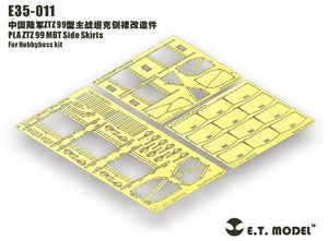 E.T Model E35-010+E35-011 PLA ZTZ 99/99A MBT Basic For Hobbyboss 82438/82439 &amp;amp; Side Skirts – zdjęcie 11