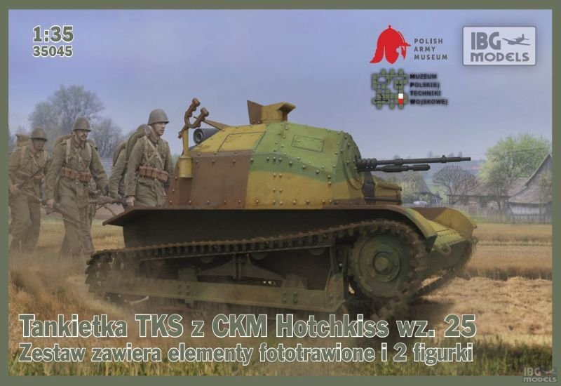 IBG 35045 TKS tankette with CMK Hotchkiss wz.25 (1/35)