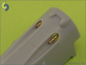 Master AM-72-009 Bf 109 E3 - E9, T armament set (MG 17 tips, MG FF barrels) – image 4