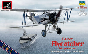 Armory Models 48002 Fairey Flycatcher British interwar FAA Fighter, late version, w/ Jaguar-IV engine 1/48