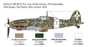 Italeri 1481 Macchi MC.202 Flogore &amp;quot;Aces&amp;quot; - 5 Regia Aeronautica Aces Versions 1/72 – image 5