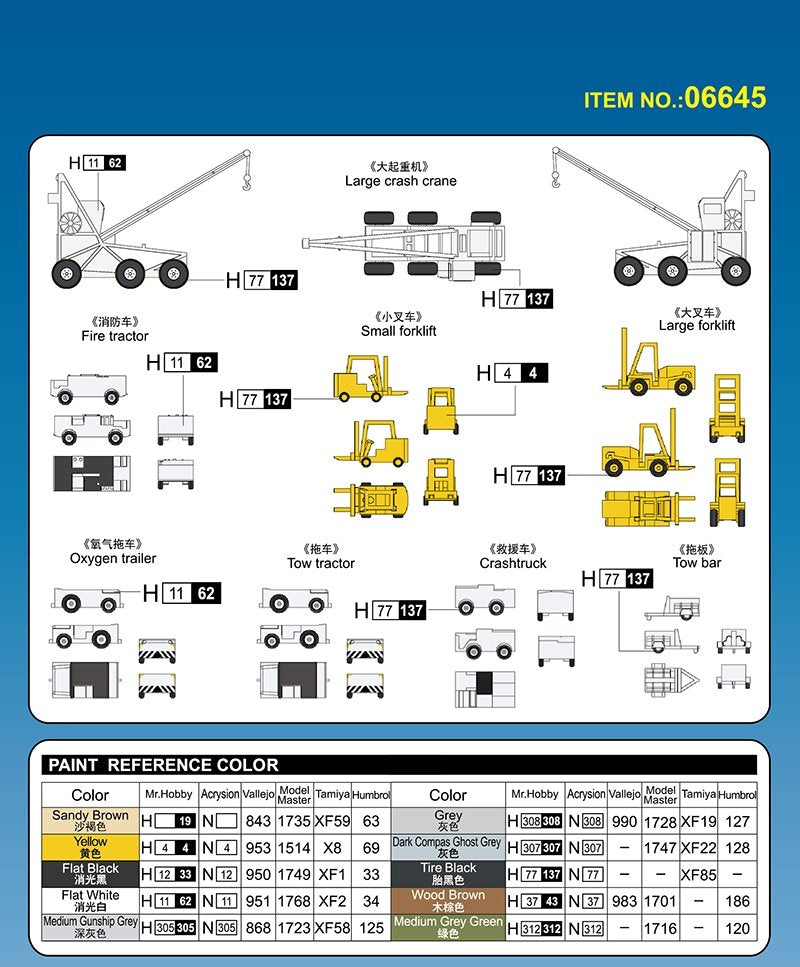 Trumpeter 06645 USN Carrier Deck Equipment 1/350 – immagine 2
