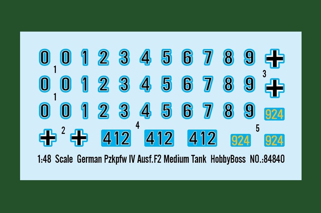 Hobby Boss 84840 German Pzkpfw IV Ausf.F2 Medium Tank 1/48 – Bild 3
