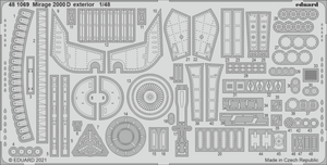 Eduard BIG49310 Mirage 2000D KINETIC MODEL 1/48 – obrázek 3