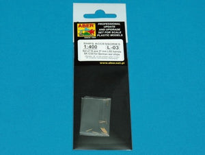 Aber 400L-03 Set of 16 37mm anti-aircraft artillery barrels for German Navy ships 1/400 – image 2