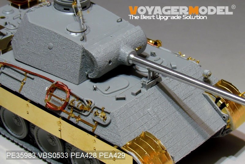 Voyager Model PE35983 WWII German Panther D Tank Late version Basic For TAKOM 2104 1/35 – immagine 14