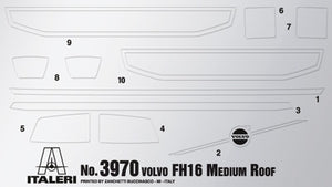 Italeri 3970 Volvo FH16 Medium Roof 1/24