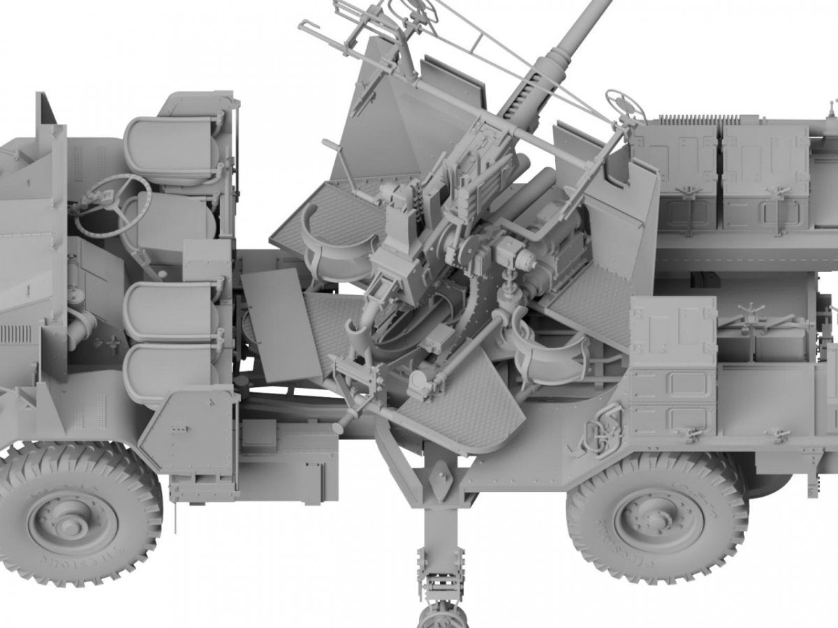 Thunder Model 35210 British Morris Bofors C9/B Gun truck Early variant 1/35 – image 2