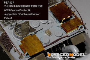 Voyager Model PEA437 WWII German Panther G/Jagdpanther G2 AntiAircraft Armor Patten1 (GP) 1/35 – obrázek 3