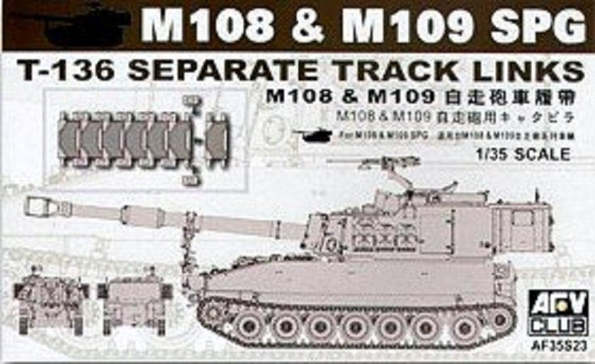 AFV Club 35S23 M108 &amp; M109 SPG Track (1/35)
