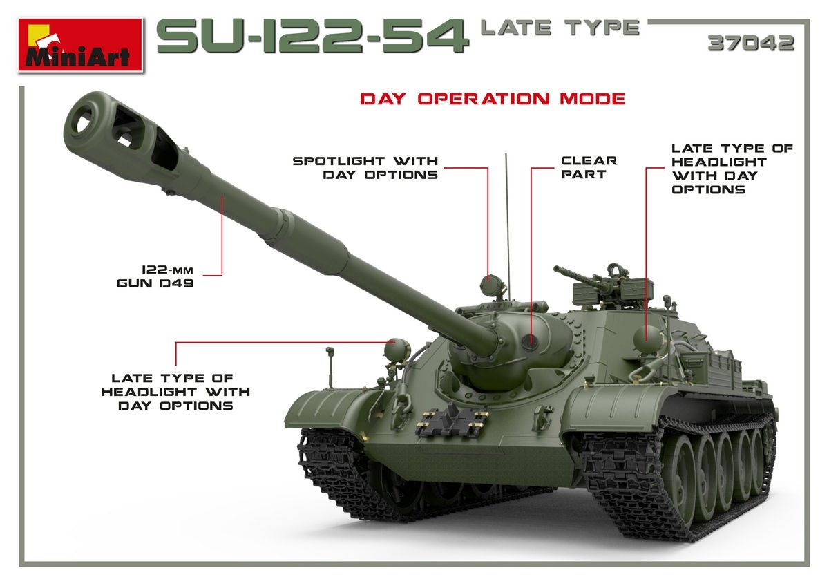 MiniArt 37042 SU-122-54 LATE TYPE 1/35 – image 4