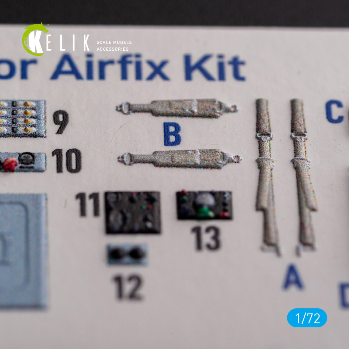 KELIK K72139 Mig-17 Fresco (Shenyang J5) - interior 3D decals for Airfix kit 1/72 – immagine 4