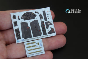 Quinta Studio QD48153 F4U-5 3D-Printed &amp;amp; colored Interior on decal paper (for Hobby Boss kit) 1/48 – image 3