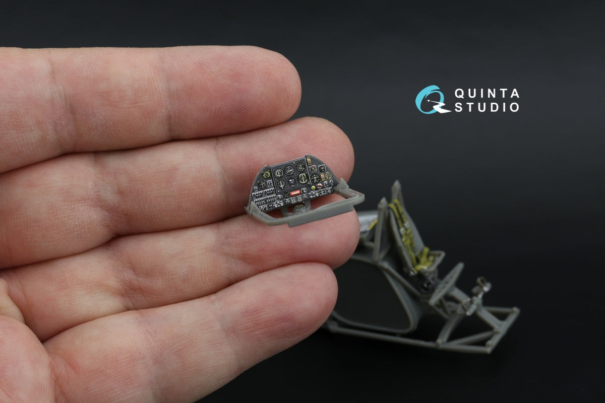Quinta Studio QD+48583 Westland Lysander Mk.III 3D-Printed &amp;amp; colored Interior on decal paper (Airfix) (with 3D-printed resin parts) 1/48 – immagine 8
