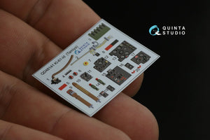 Quinta Studio QD48141 Ki-61-Id 3D-Printed &amp;amp; colored Interior on decal paper (Tamiya) 1/48 – Bild 8