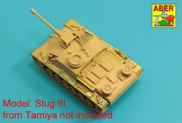 Aber 48A31 Grilles for Pz.Kpfw. III &amp;amp; Stug III Fit to Tamiya models: 32540; 32524; 32525; 32543; 1/48 – Bild 14