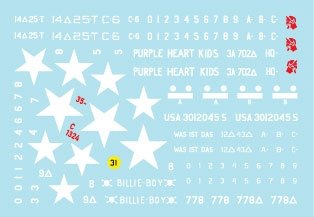 Star Decals 35-C1324 US Armor Mix # 7. M4A3 (76) W Sherman 1/35 – image 2