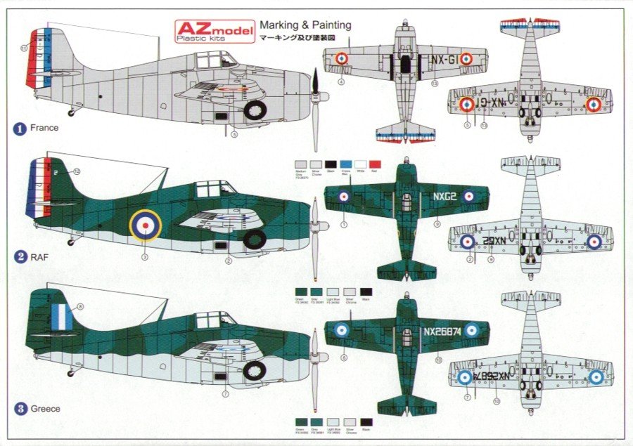 AZ Modèle AZ7322 Grumman G-36A (1/72) – image 2