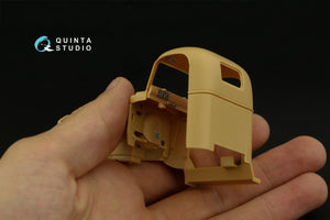 Quinta Studio QD35060 GMC CCKW 352 Cargo Truck 3D-Printed &amp;amp; colored Interior on decal paper (HobbyBoss) 1/35 – immagine 6