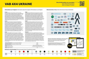 Heller 57130 VAB 4X4 Ukraine - Starter Kit 1/35 – Bild 4