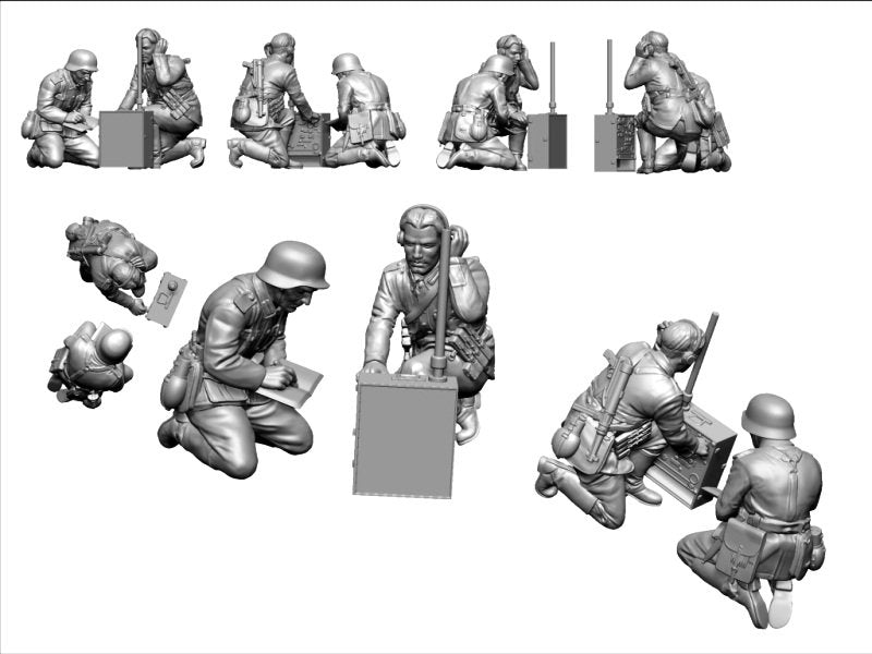 Zvezda 6153 German Reconnaissance Team 1939-1942 (Art of Tactic) 1/72 – zdjęcie 7
