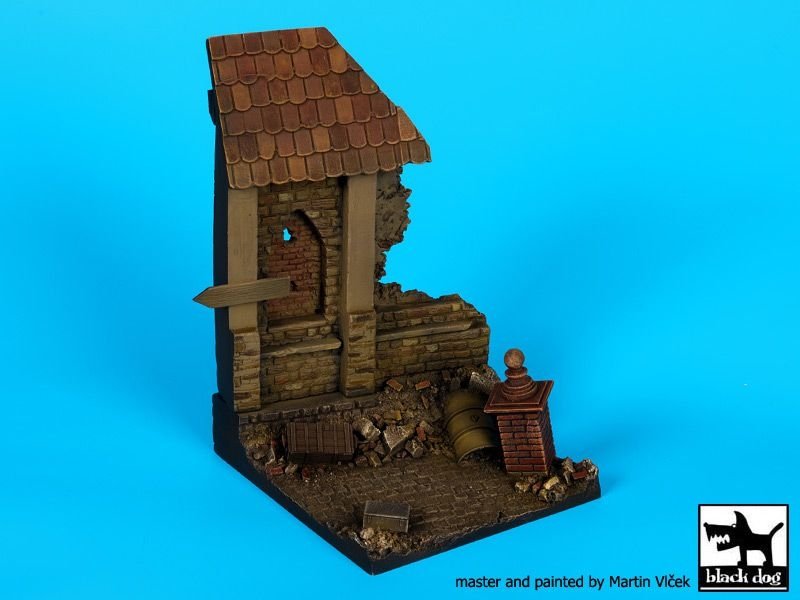 Black Dog D35066 Ruined house base 1/35 – obrázek 4