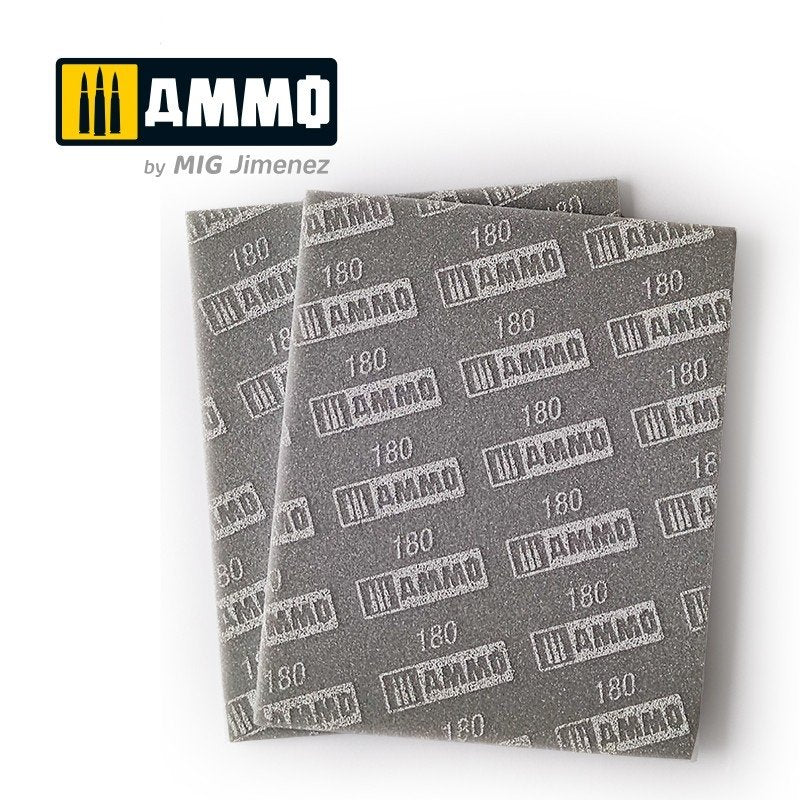 Ammo of Mig 8556 Sanding Sponge Sheet 180