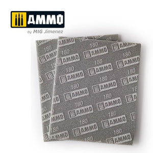 Ammo of Mig 8556 Sanding Sponge Sheet 180