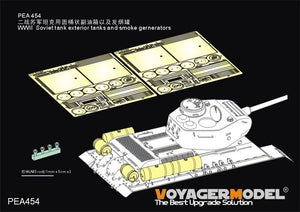 Voyager Model PEA454 WWII Soviet tank exterior tanks and smoke gernerators (GP) 1/35