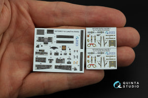 Quinta Studio QD72080 F-4J Late 3D-Printed &amp;amp; colored Interior on decal paper (Fine Molds) 1/72 – image 4