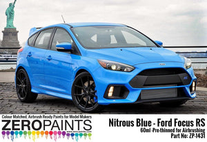 Zero Paints ZP-1431 Nitrous Blue - Ford Focus RS Paint 60ml – imagen 2