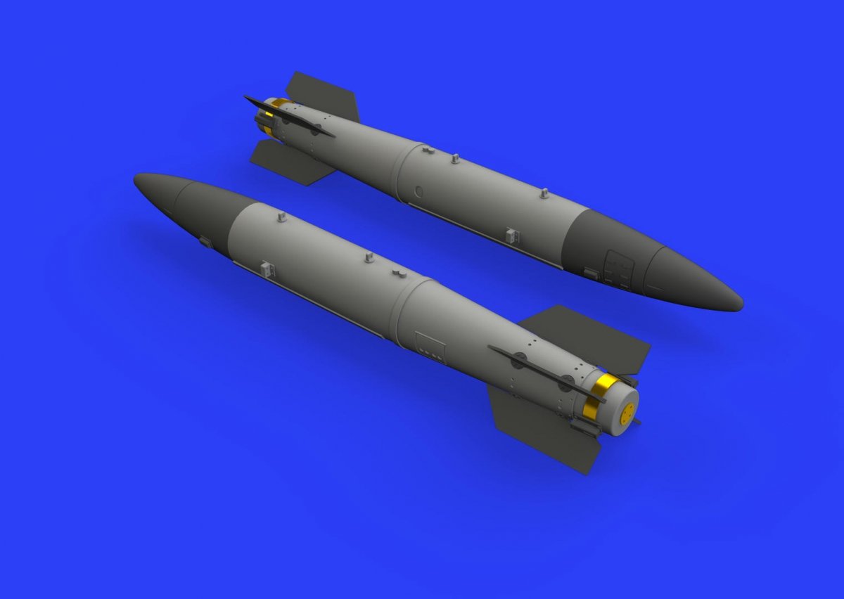 Eduard 672215 B43-1 Nuclear Weapon w/ SC43-4/ -7 tail assembly 1/72 – immagine 2