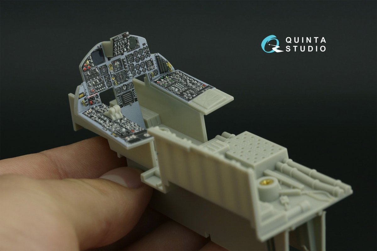 Quinta Studio QDS-32155 F-15C Early/F-15A/F-15J early 3D-Printed &amp;amp; colored Interior on decal paper (Tamiya) (small version) 1/32 – obrázek 7