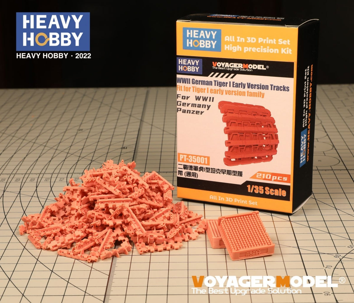 Heavy Hobby PT35001 WWII German Tiger I Early Version Tracks 1/35 – obrázek 2