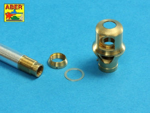 Aber 16L-16 Early muzzle brake for the barrel used in the Panzer IV, Ausf. G and in the Stug.G self-propelled gun / Early muzzle brake used on German 7.5cm barrel PzKpfw. IV, Ausf. G and Stug. Ausf.F; F8 G early 1/16 – immagine 6